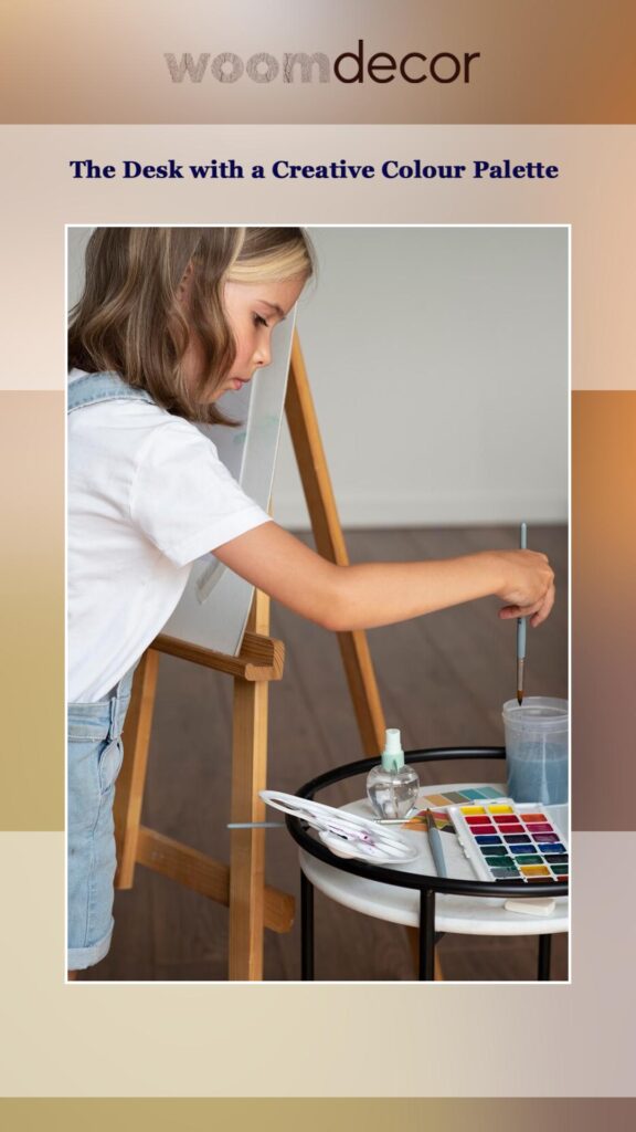 Study Tables For Artistic And Creative Kids 8 The Desk with a Creative Colour Palette