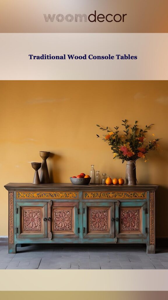 Top Console Tables For Modern Homes 4 Traditional Wood Console Tables