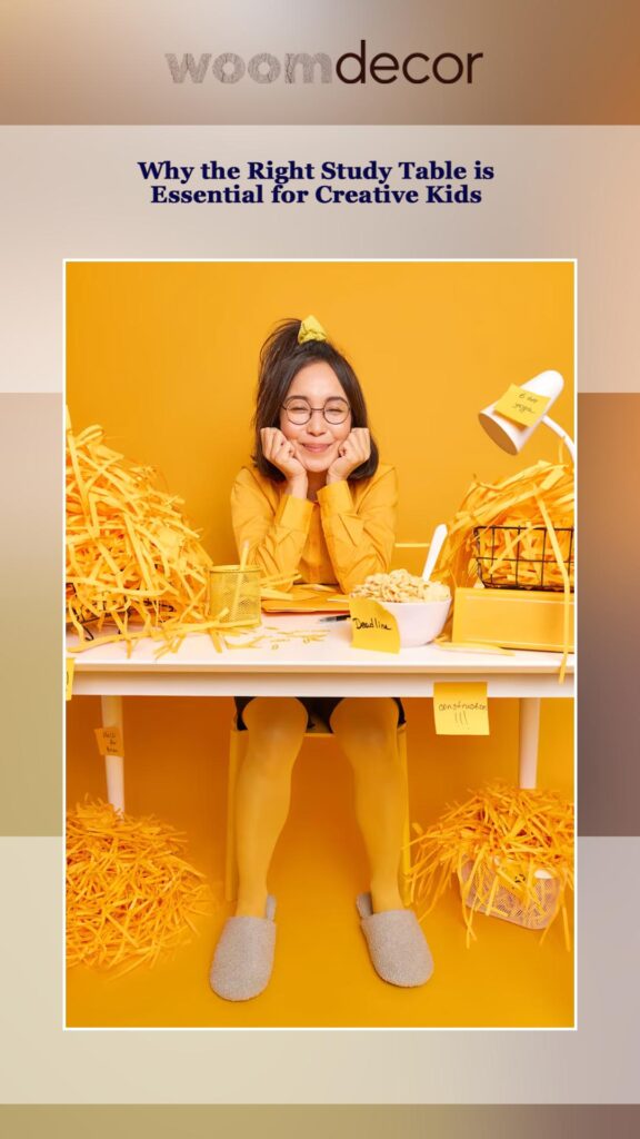 Study Tables For Artistic And Creative Kids 2 Why the Right Study Table is Essential for Creative Kids