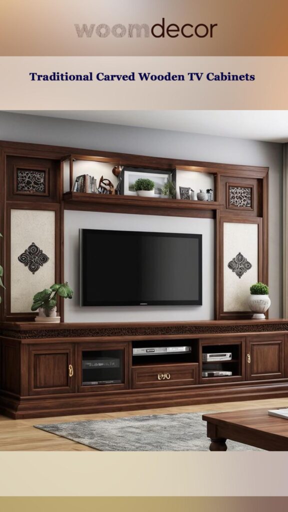 Carved Wooden TV Cabinets
