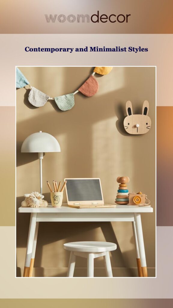 Multi-Functional Wooden Study Table For Kids 7 Contemporary and Minimalist Styles
