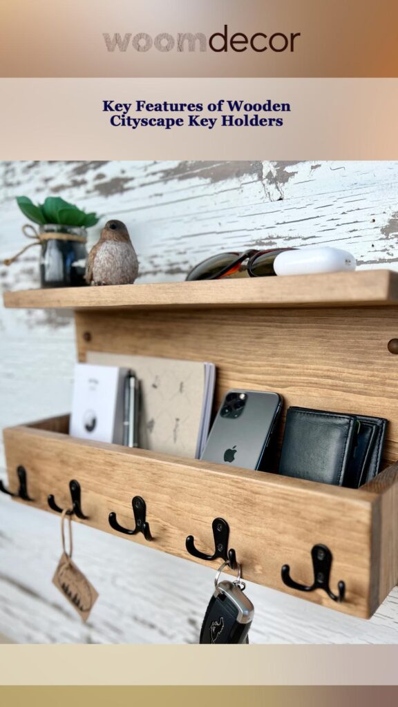 Wooden Key Holders With Cityscape Designs 4 Key Features of Wooden Cityscape Key Holders
