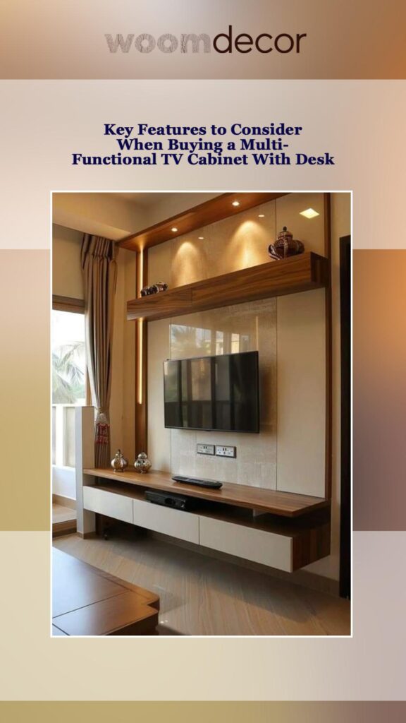 Multi-Functional TV Cabinet With Desk 8 Key Features to Consider When Buying a Multi