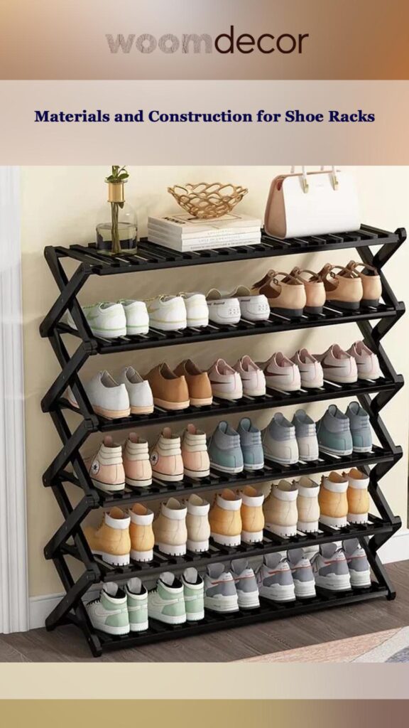 Materials and Construction for Shoe Racks