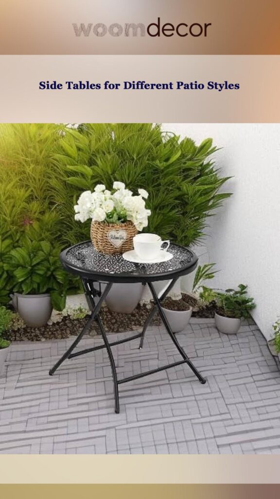 Side Tables For Balconies And Patios 10 Side Tables for Different Patio Styles