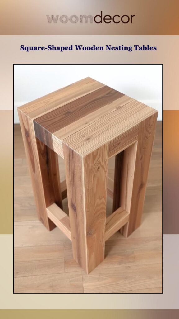 Wooden Nesting Tables