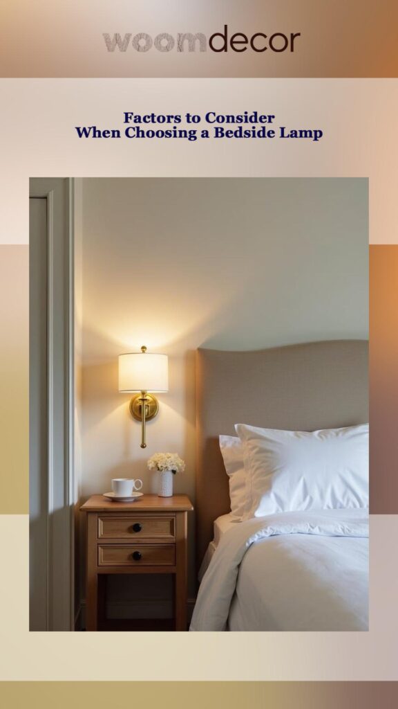 Factors to Consider When Choosing a Bedside Lamp
