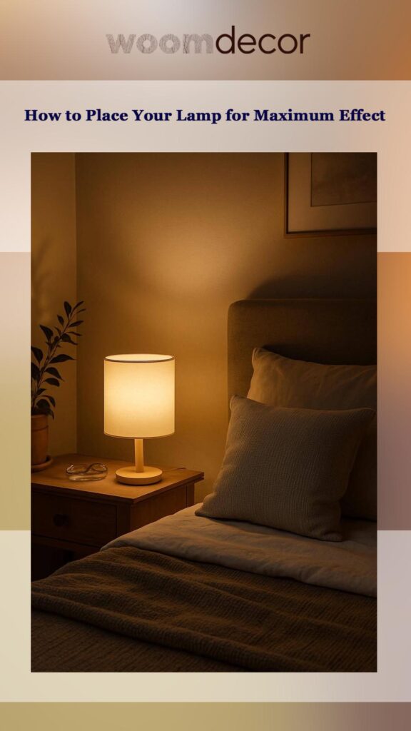 How to Place Your Lamp for Maximum Effect