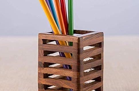 Luxury Wooden Pen Stand For Executive Tables