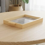 Elevate Your Workspace with the Ergonomic PINE Wood Acrylic Tray 4 acrylic-pain-8