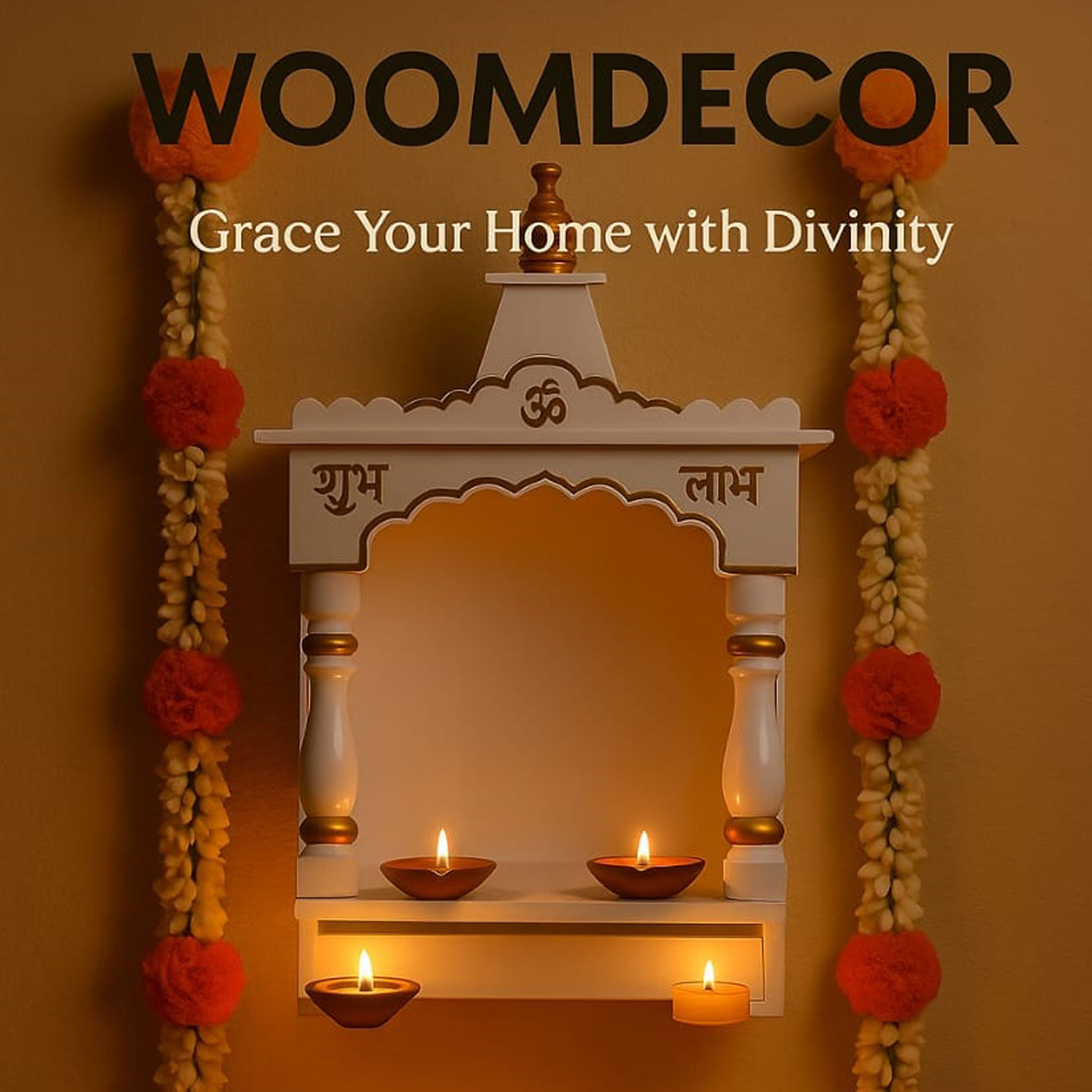 Premium quality pooja mandir paya