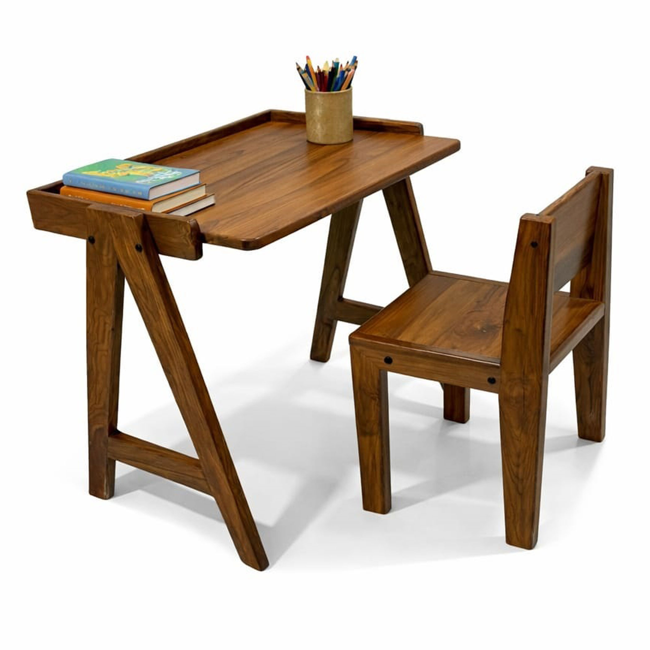 Premium Teak Wood STUDY TABLE FOR 9 TO 12 YEAR CHILD